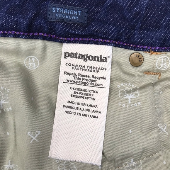 Patagonia 71% Organic Cotton Straight Jeans - 26 - Picture 13 of 17